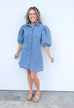 Jesus, Take The Wheel Dress - Denim