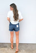 Firefly Night Denim Shorts - Dark