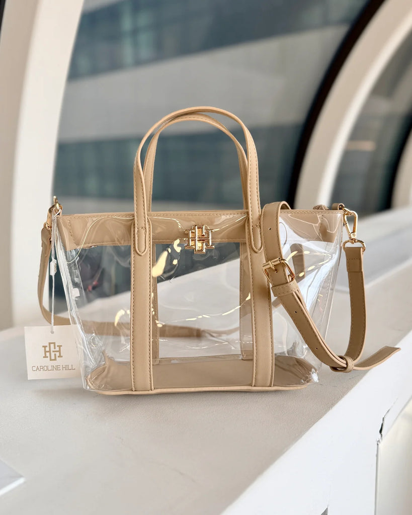 Molly Clear Tote Nude
