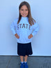 State Mock Neck