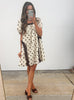 Polka Dot Daydream Dress - Brown