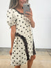 Polka Dot Daydream Dress - Brown