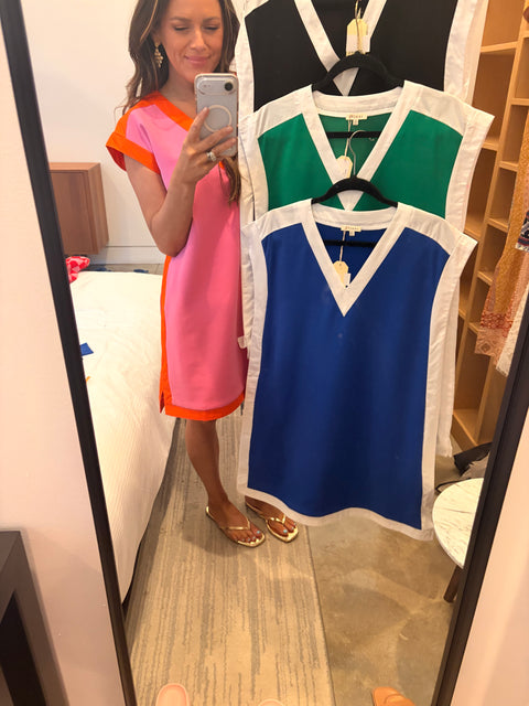 Poolside Pop Dress - Green