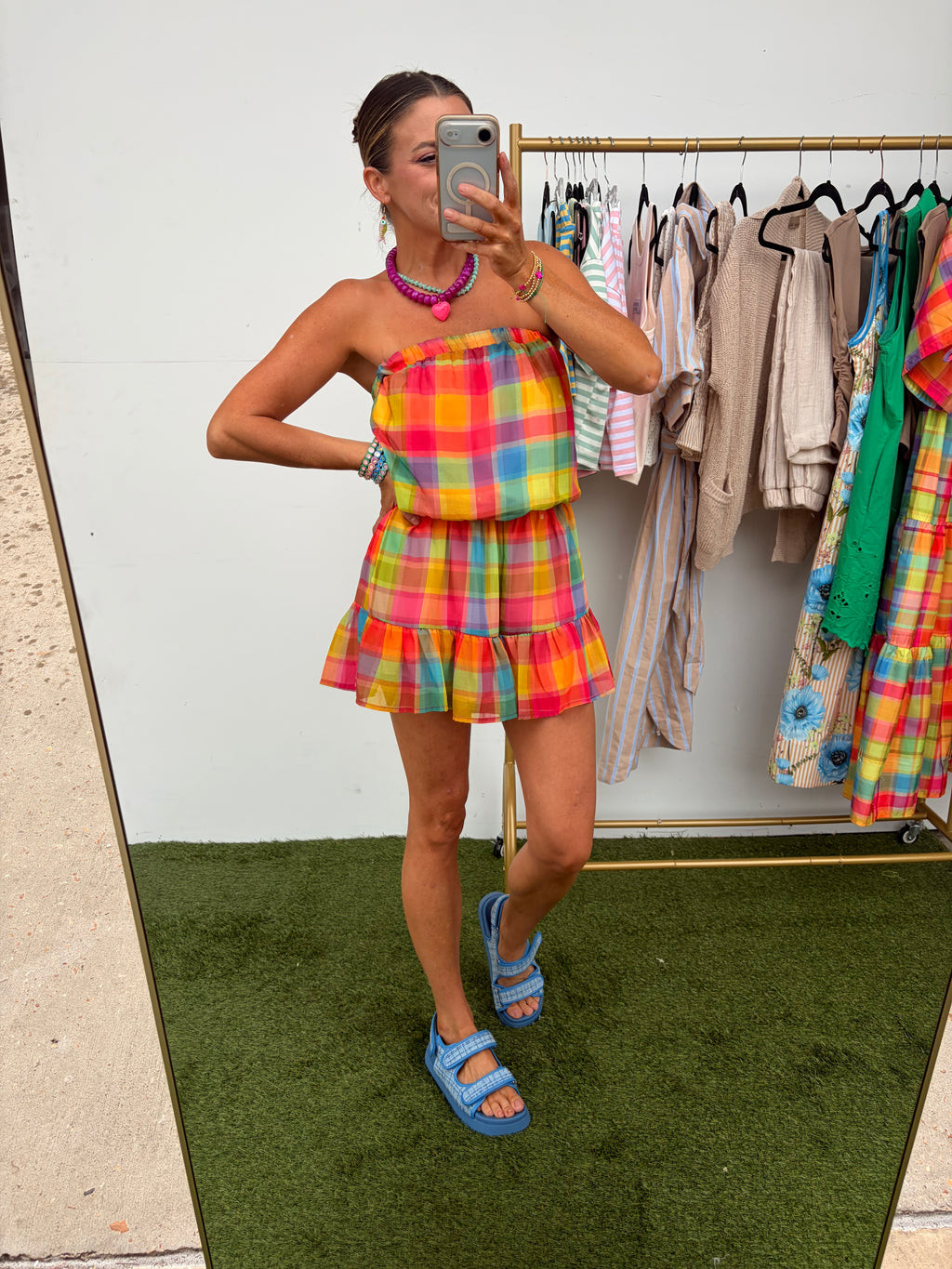 Heather's Romper - Multi