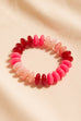 Sweet Pop Beaded Bracelet - Hot Pink