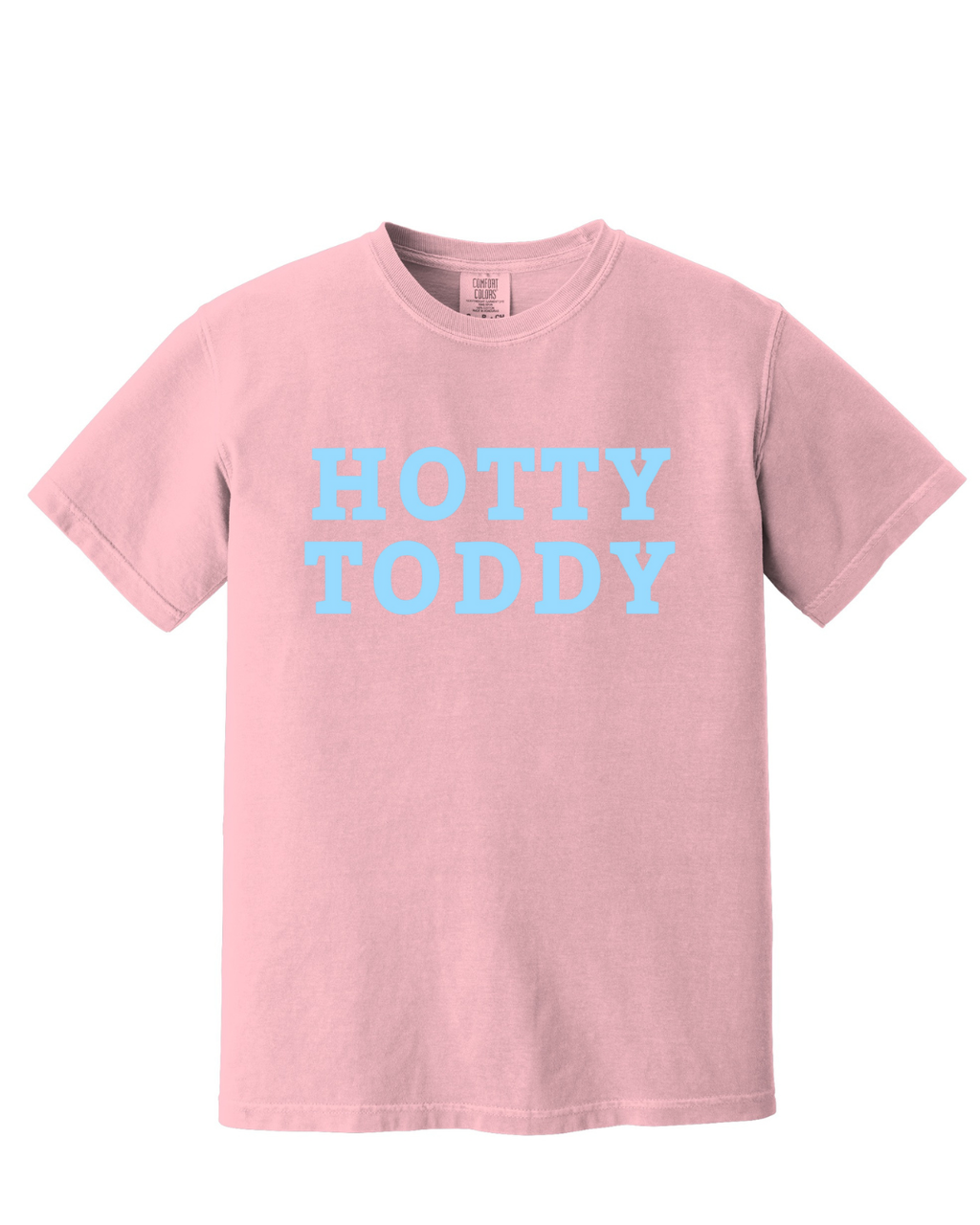 Hotty Toddy Puff Ink T-shirt - Comfort Colors Blossom
