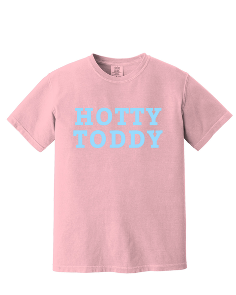 Hotty Toddy Puff Ink T-shirt - Comfort Colors Blossom