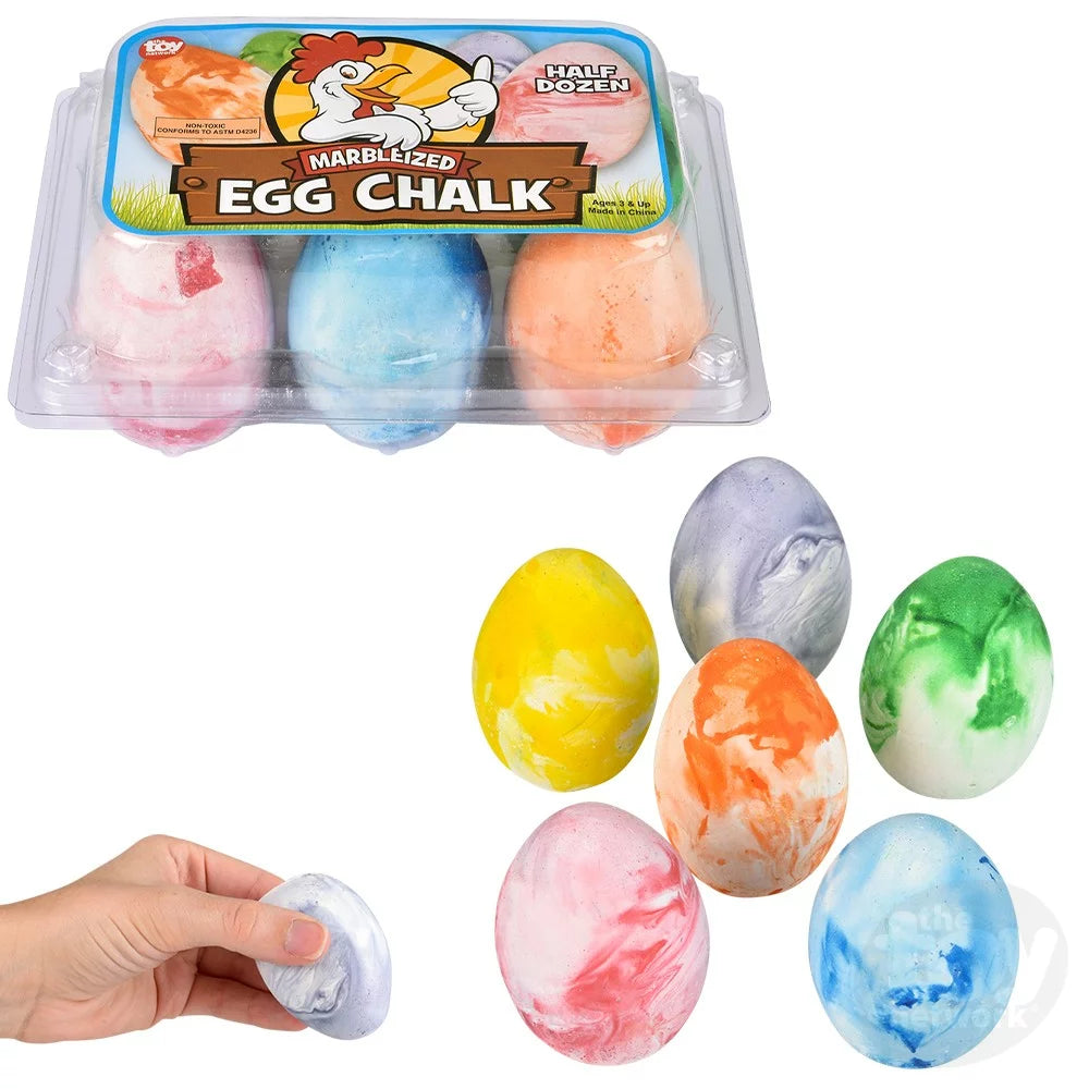 Egg Side Walk Marble Chalk