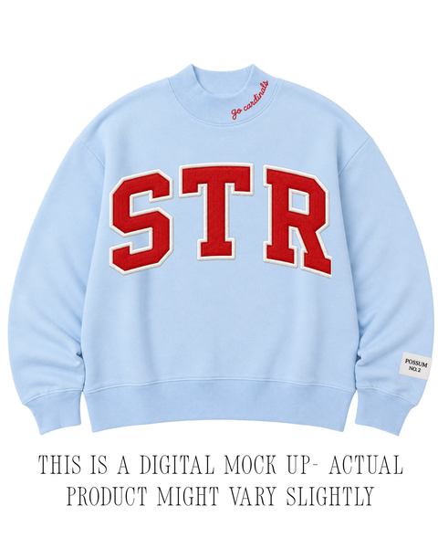 St. Richards Mock Neck - Baby Blue Round 2