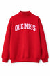 Embroidered Ole Miss  Gingham Mock Neck - PRE ORDER