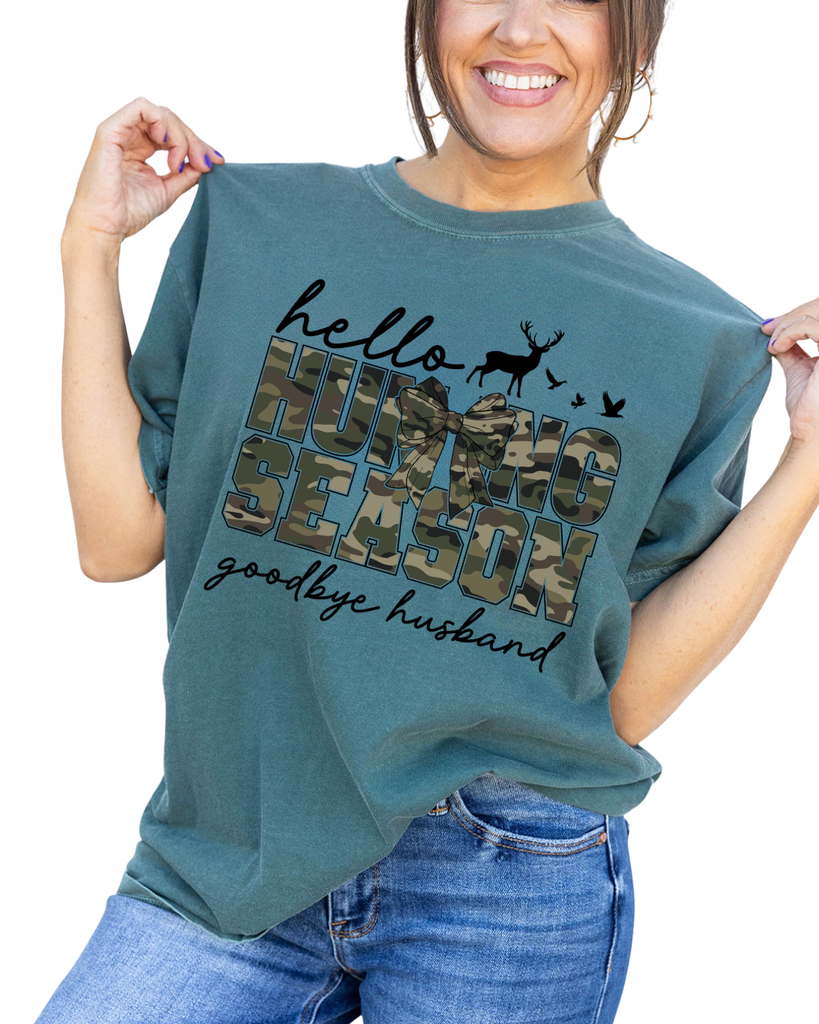 Hello Hunting Season Comfort Colors