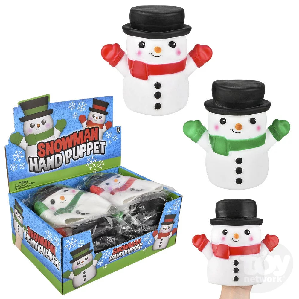 Snowman Stretchy Hand Puppet