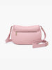 Daia Whipstitch Flapover Crossbody w/ Whipstitch Strap: Off White