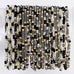 Assorted Winter Wonderland Stretch Seed Bead Bracelets: Black