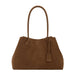 Irene Vegan Suede Shoulder Bag - Tan