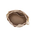 Janae  Recycled Vegan Leather Top Handle Bag- Bone