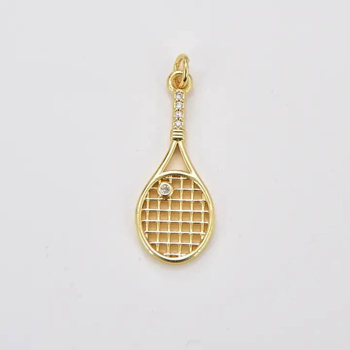 Tennis Racket Pendant Charm