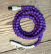 Beaded Phone Charger with Lightning & USB-C Cable: Pink and Coral
