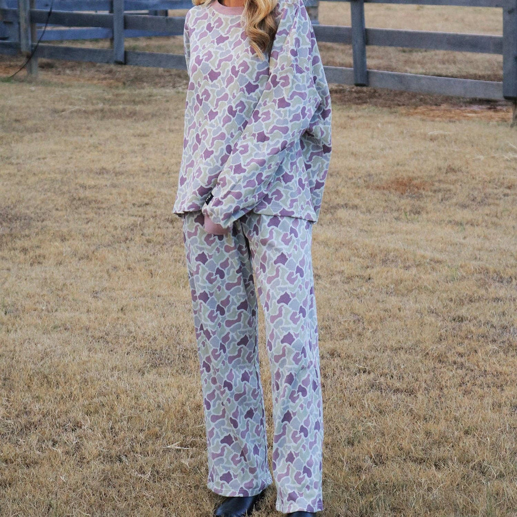 Lulumac Waffle Camo Pants