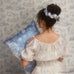 Bridgerton x Kitsch Satin Pillow Scrunchies® in Toile in Bloom