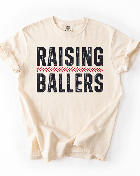 Raising Ballers T-shirt - Ivory