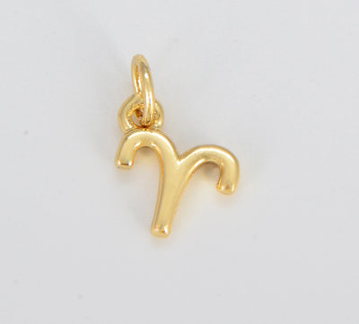 Gold Zodiac Charm