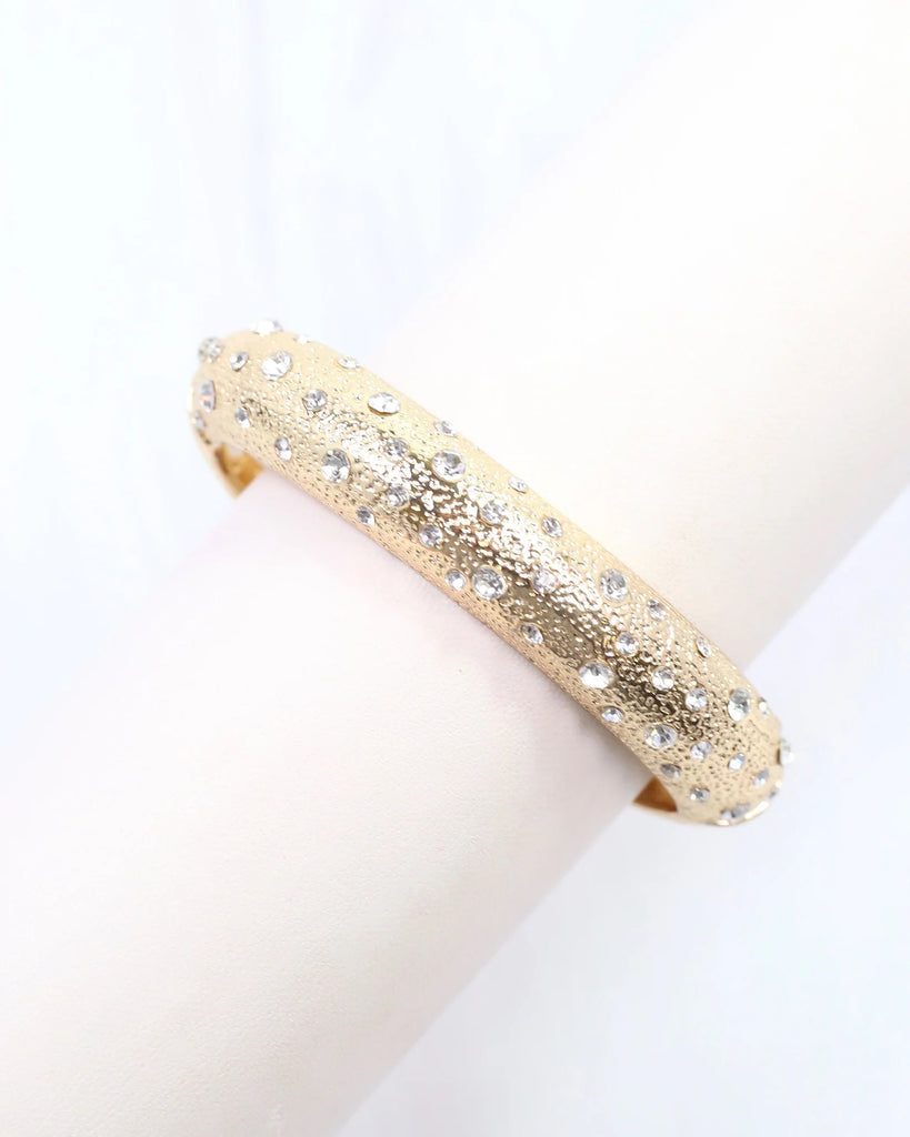 Denise Textured Bracelet Clear