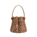 Laguna Mini  Recycled Vegan Suede Top Handle Bag- Fawn