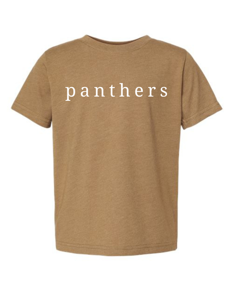 Simple panthers Serif  Tshirt Toddler-  Rabbit Skins