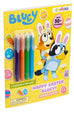 Bluey Colortivity: Happy Easter, Bluey! by Delaney Foerster: Paperback