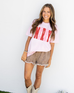Merry Polka dot Short Sleeve Tshirt