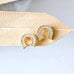CZ Horseshoe Stud Earrings