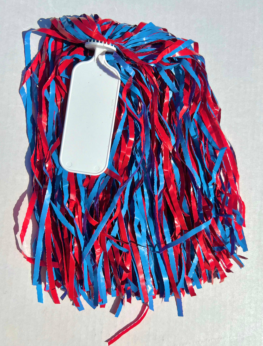 Spirit Shaker Poms  Red/Light Blue
