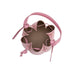 Laguna Mini Recycled Vegan Suede Top Handle Bag- Rose