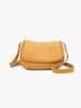 Daia Whipstitch Flapover Crossbody w/ Whipstitch Strap: Off White