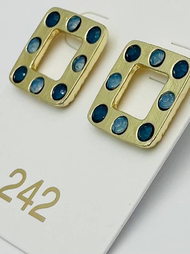 CHIC - Little Lady (gold/teal/aqua) ER417