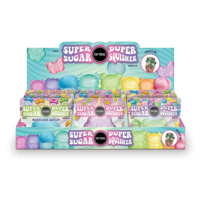 Super Duper Sugar Squisher Toy - Happy Face