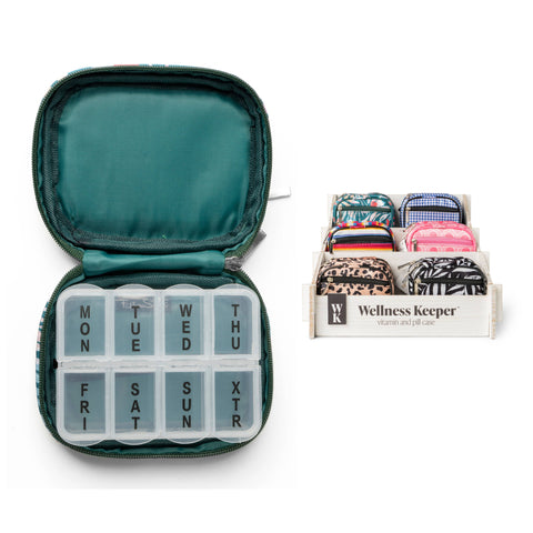 Wellness Keeper Zippered Pill & Vitamin Case Assortment