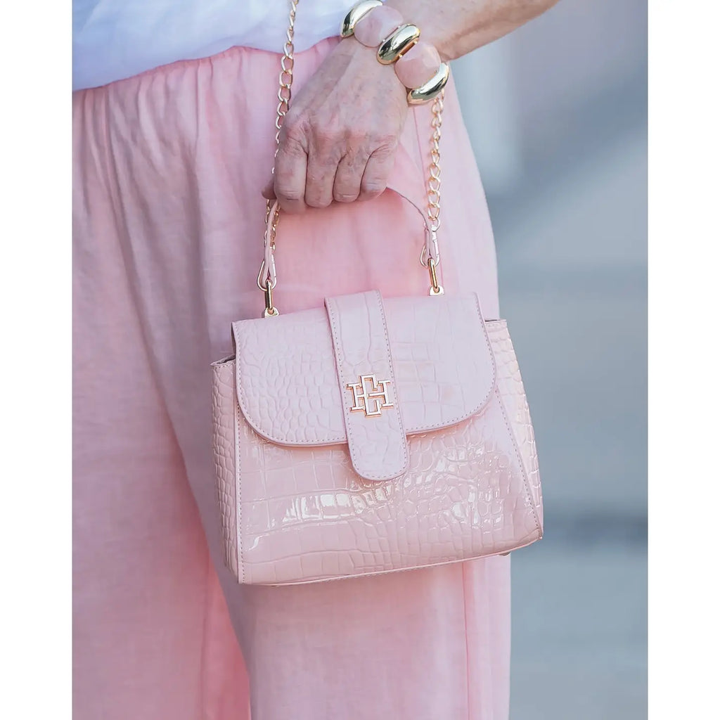 Tucker Handbag Blush Patent Ec