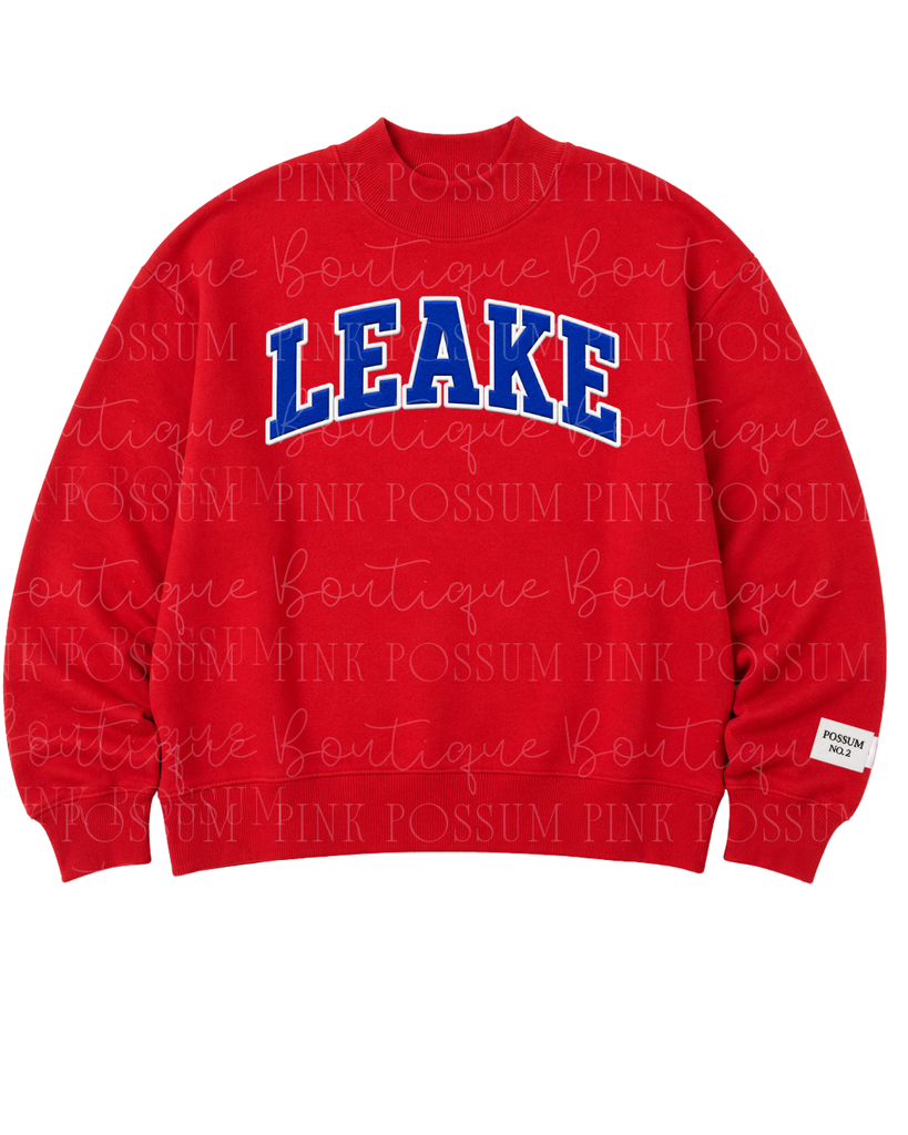 Leake Mock Neck - Red (PRE ORDER)