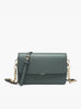 Lauryn Flapover Crossbody w/ Chain Strap: Porpoise