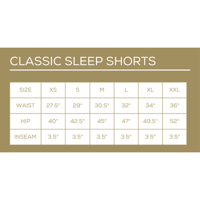Sutton Bow Sleep Shorts   White/Pink   -Asst.: XSmall
