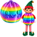 Elf Dumpling Outfit - Elf on the Shelf  Viral Trendy Rainbow