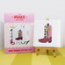 'Cowgirl Boot' Mini Cross Stitch Kit
