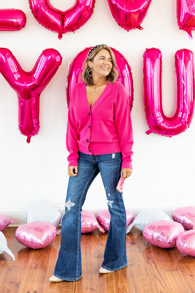 All Your Love Cardigan- Light Mocha