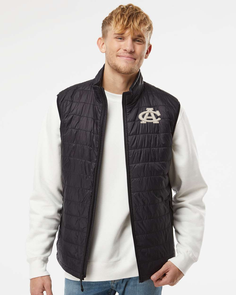 Mens Puffer Vest - Independent Trading Black
