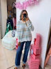 White Christmas Sweater - White Multi