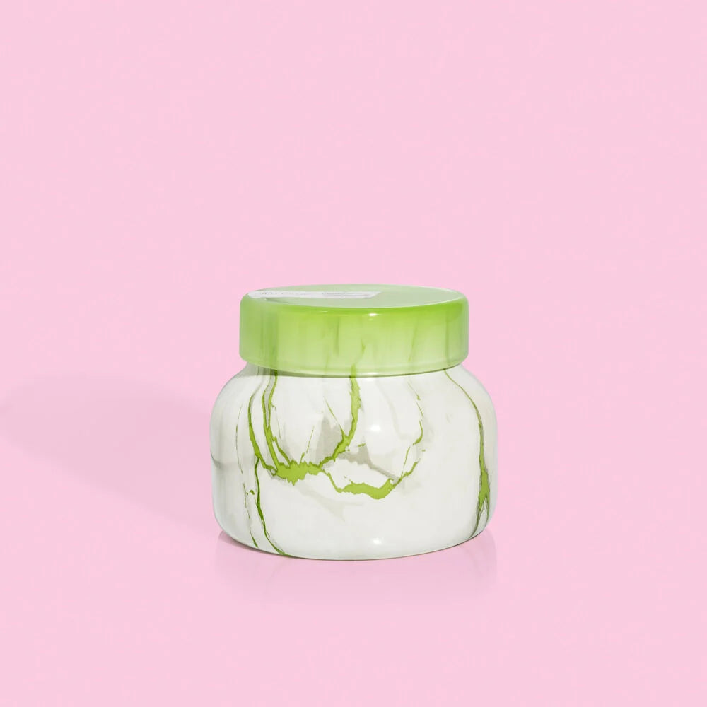 Honeydew Crush Modern Marble Petite Jar, 8oz