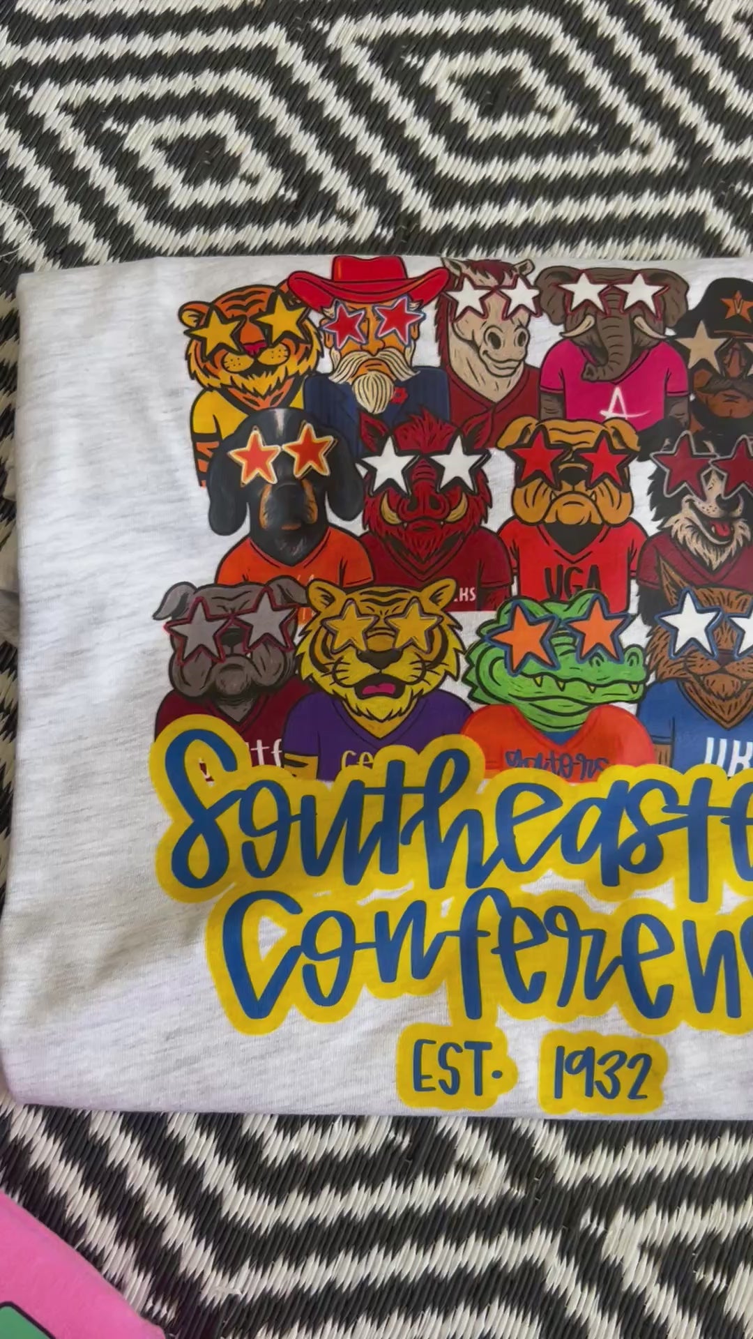SEC Mascots Tshirt