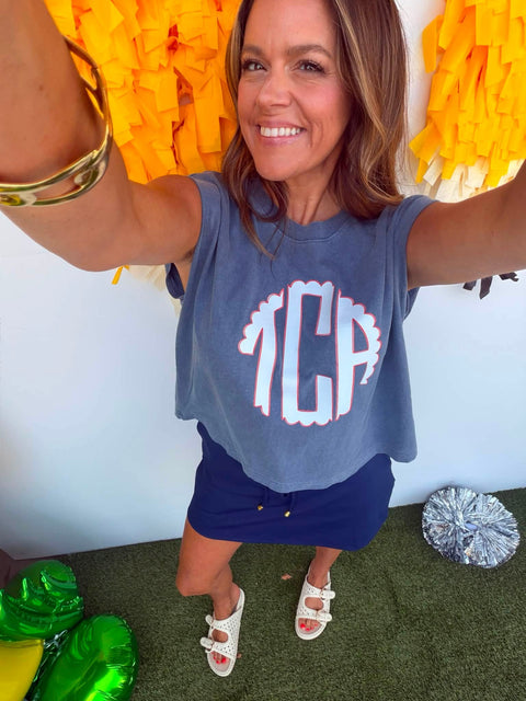 TCA Muscle Tee - Blue